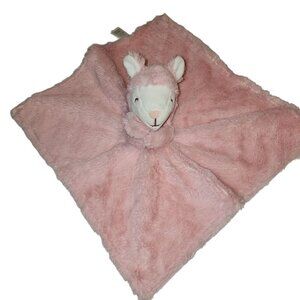 Carter's Llama pink plush lovey security blanket